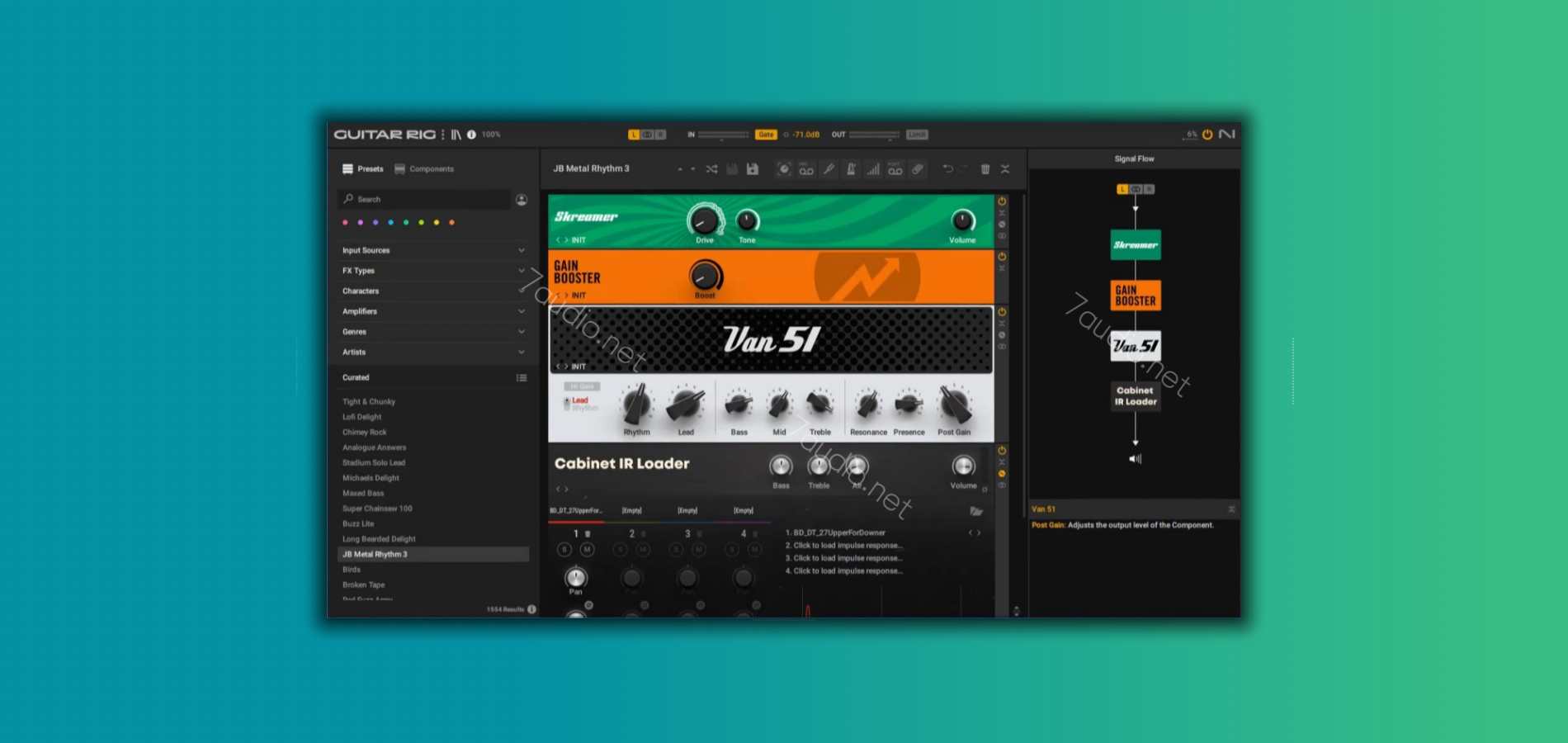 吉他效果器 Guitar Rig 7 v7.0.2 WIN&MAC-7audio