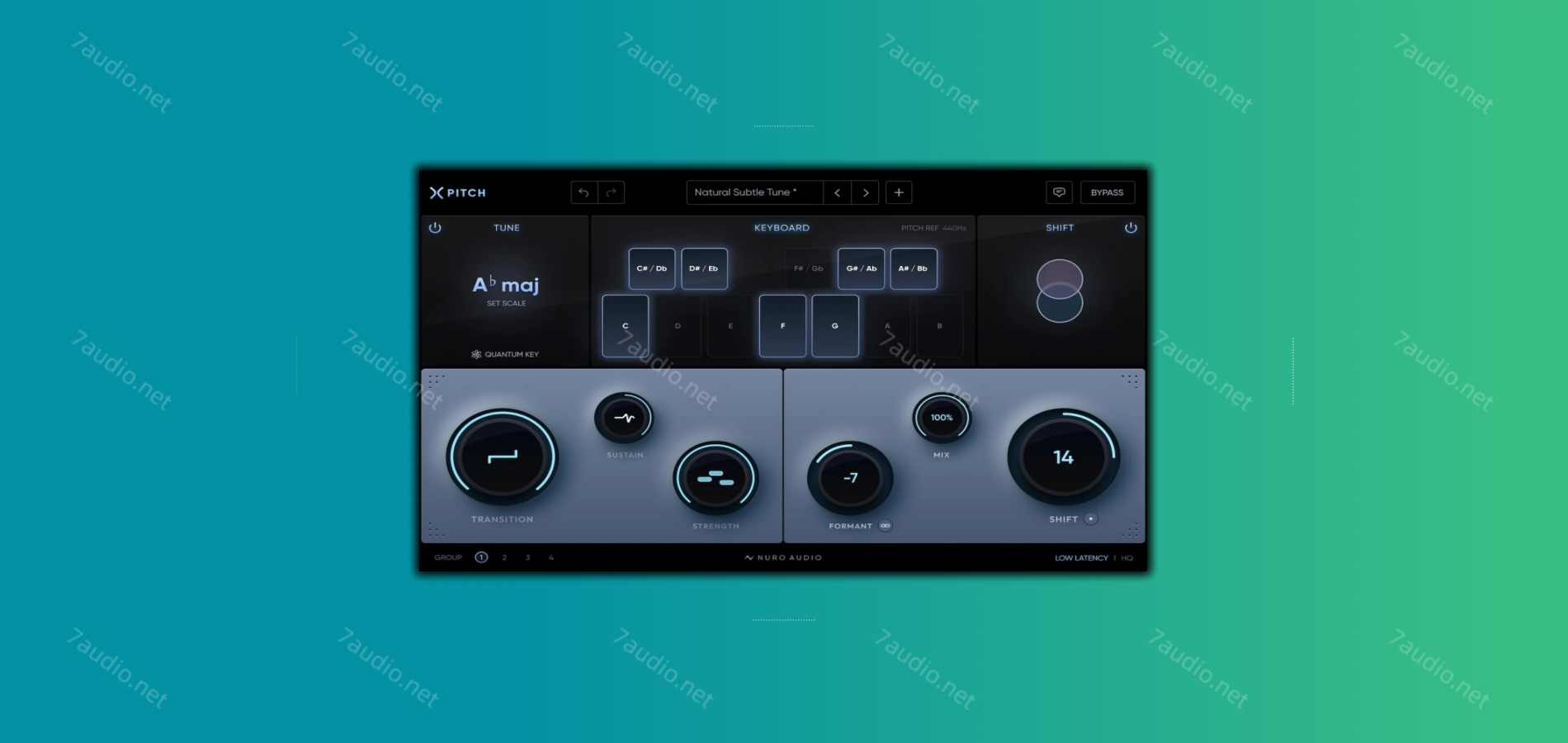 人声自动修音插件 Nuro Audio Xpitch 1.0.2 WIN&MAC-7audio