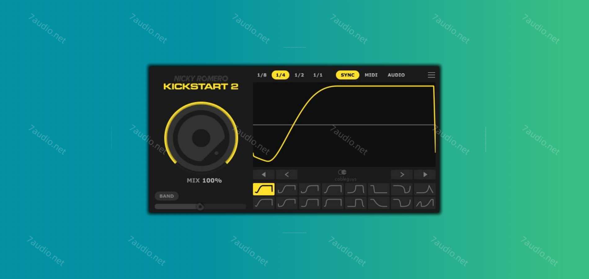 侧链压缩效果器 Nicky Romero Kickstart 2 v2.0.6 BUBBiX WIN-7audio