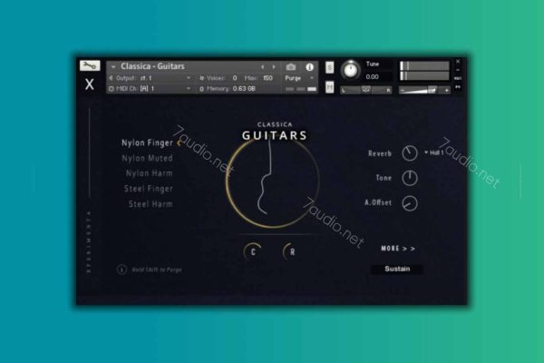 古典吉他音源 XPERIMENTA Audio Classica Guitar Kontakt-7audio