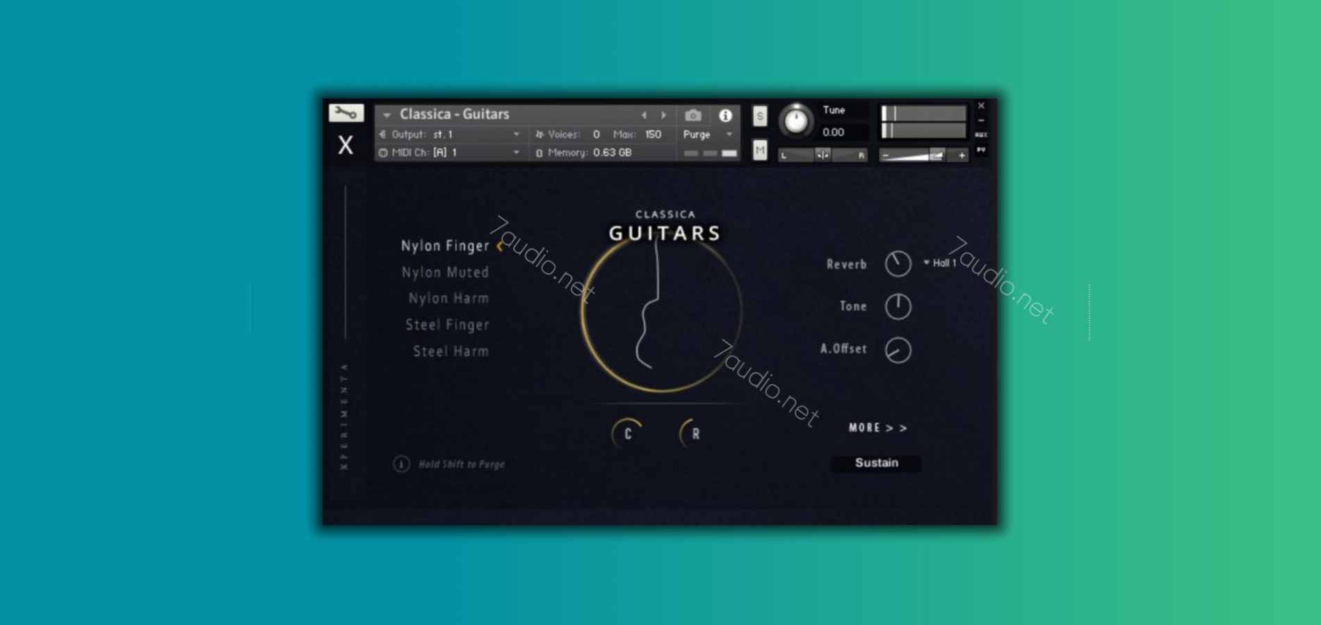 古典吉他音源 XPERIMENTA Audio Classica Guitar Kontakt-7audio