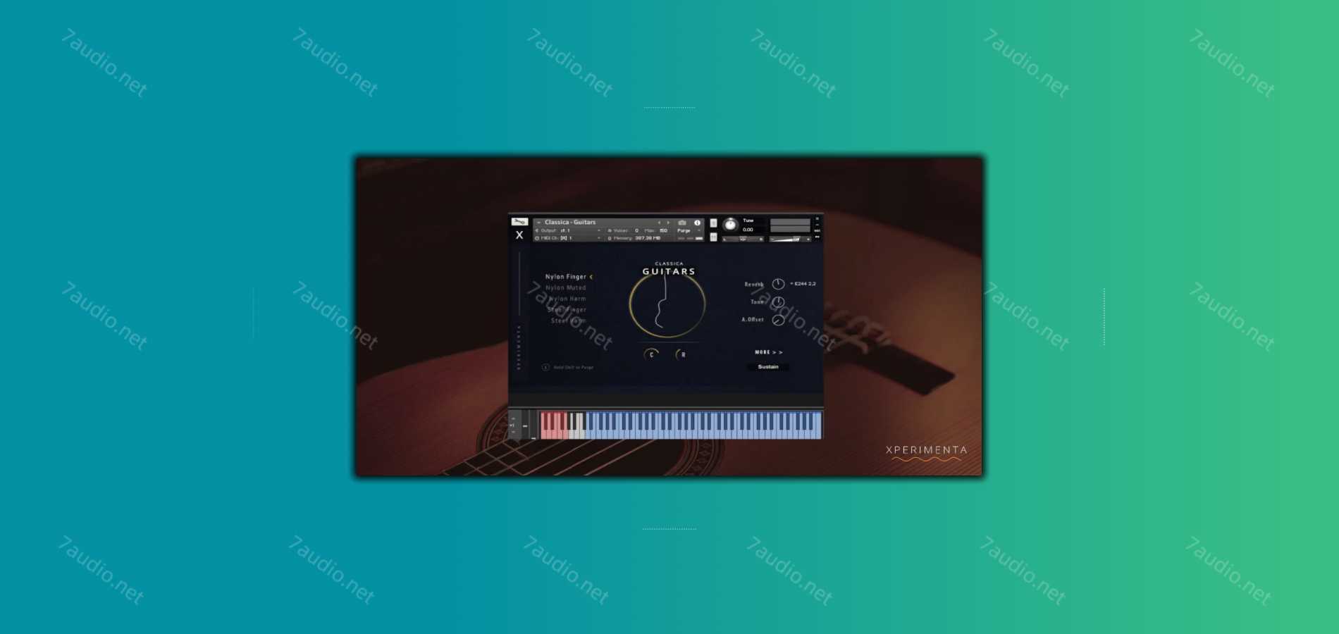 古典吉他音源 XPERIMENTA Audio Classica Guitar Kontakt-7audio