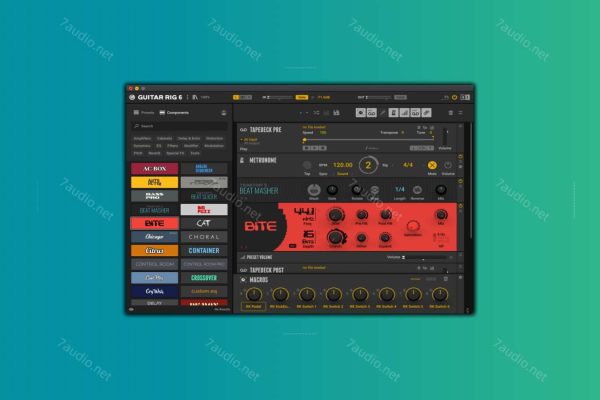 吉他效果器 Guitar Rig 7 v7.0.2 WIN&MAC-7audio