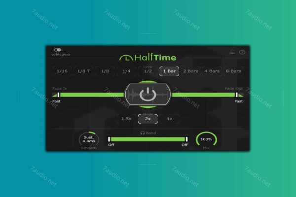 嘻哈电音创意半速效果器 CableGuys HalfTime v1.0.1 WIN&MAC-7audio
