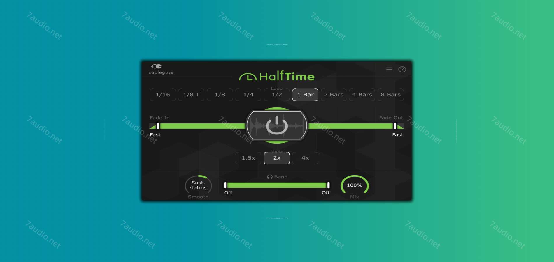 嘻哈电音创意半速效果器 CableGuys HalfTime v1.0.1 WIN&MAC-7audio