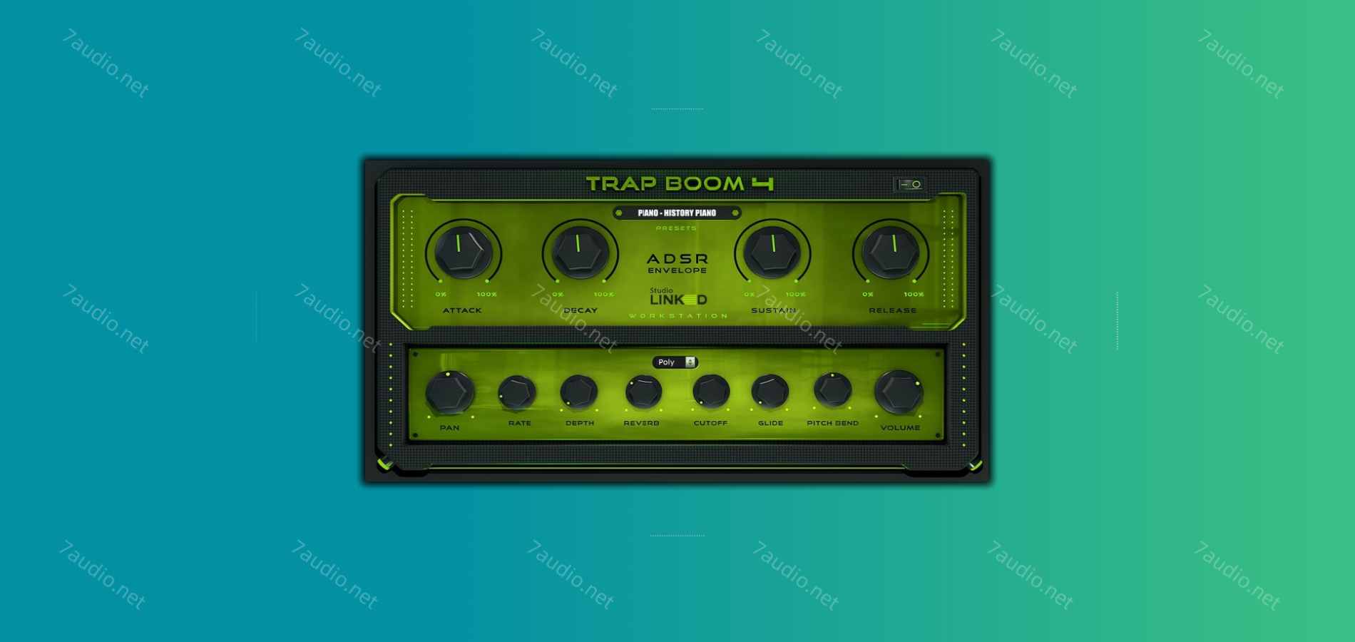 嘻哈综合音源插件 StudioLinked Trap Boom 4 WIN&MAC-7audio