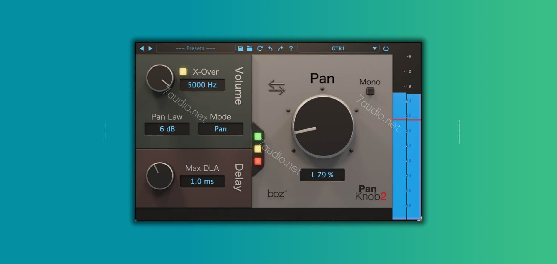 声像平衡插件 Boz Digital Labs Pan Knob v2.0.8 WIN&MAC-7audio