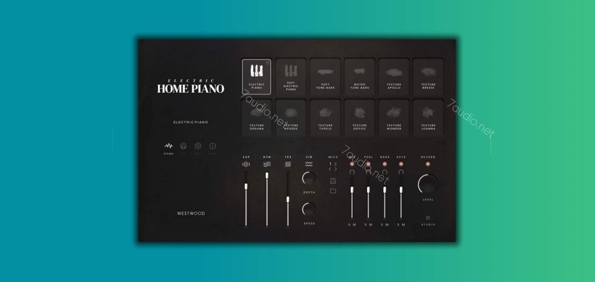 复古电钢琴音源 Westwood Instruments Electric Home Piano Kontakt-7audio