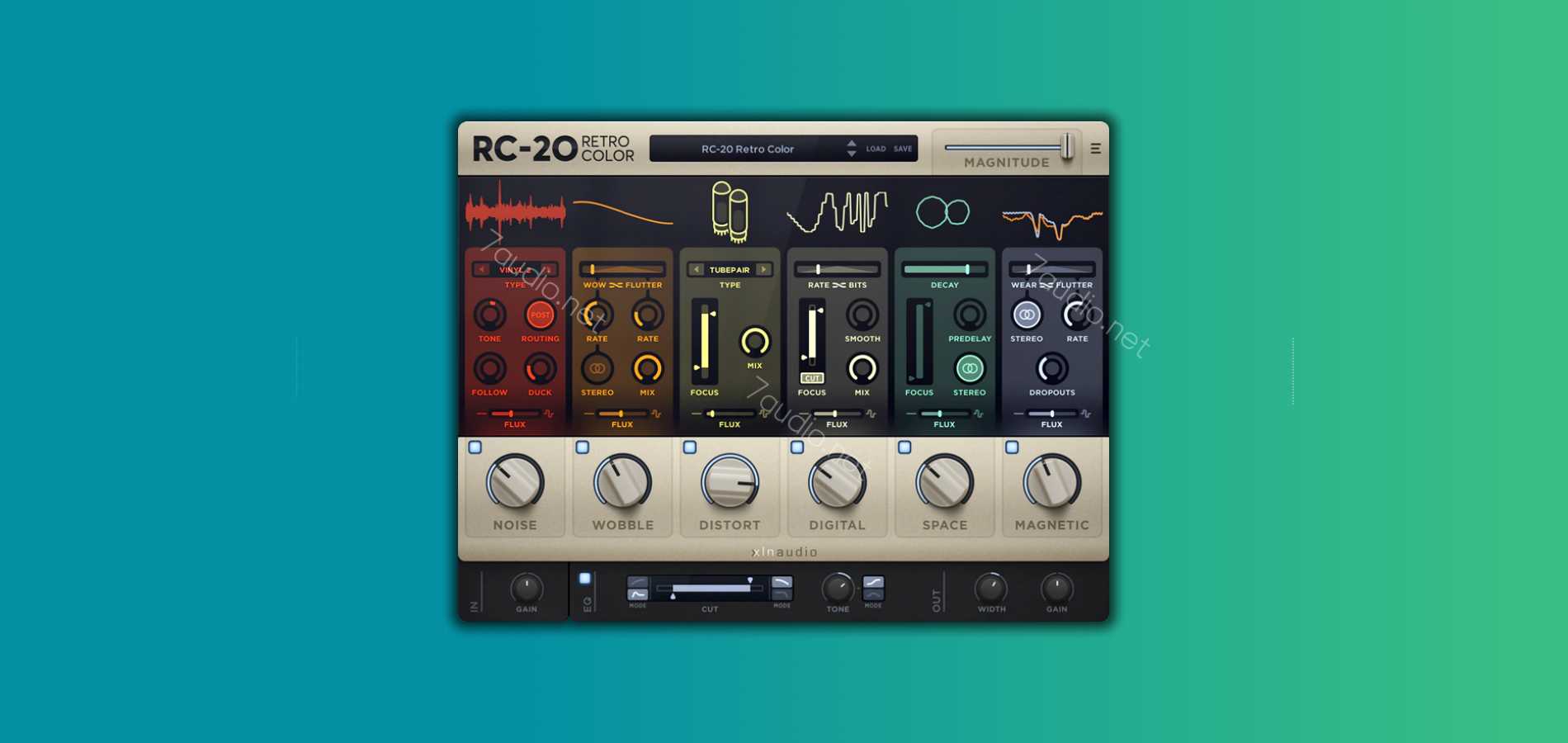 复古色彩润色插件 XLN Audio RC-20 Retro Color 1.3.5 WIN&MAC-7audio