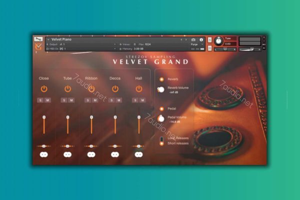 天鹅绒大钢琴音源 Strezov Sampling Velvet Grand Kontakt-7audio