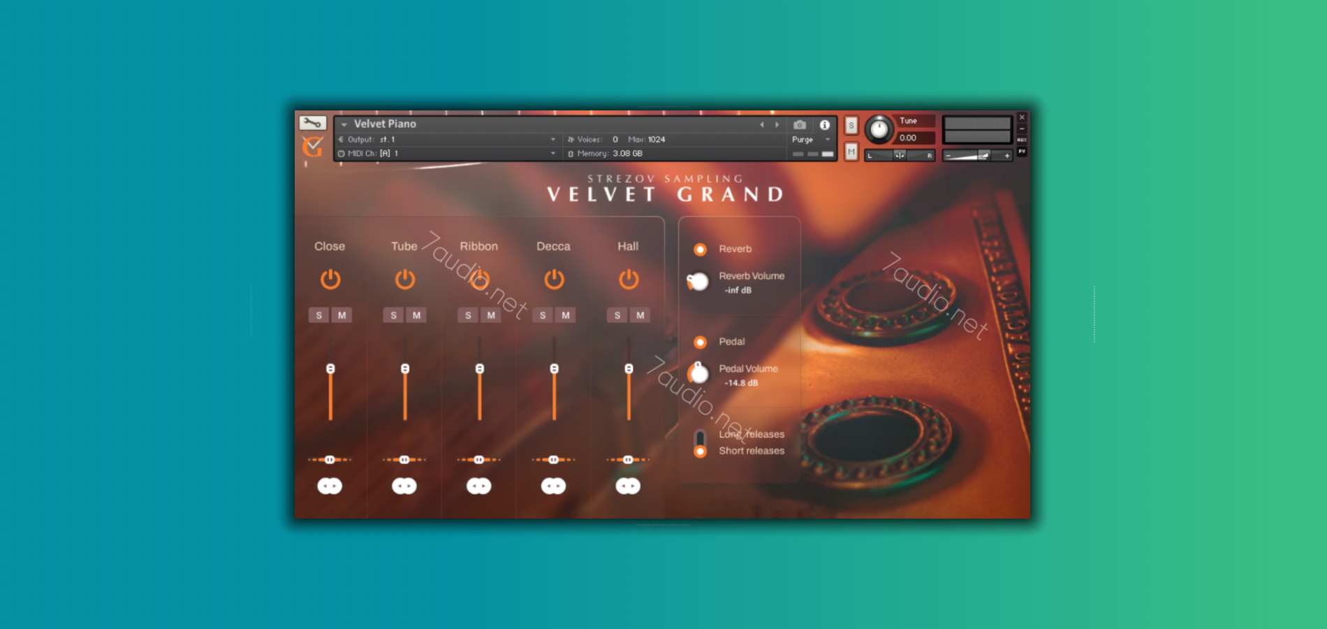 天鹅绒大钢琴音源 Strezov Sampling Velvet Grand Kontakt-7audio