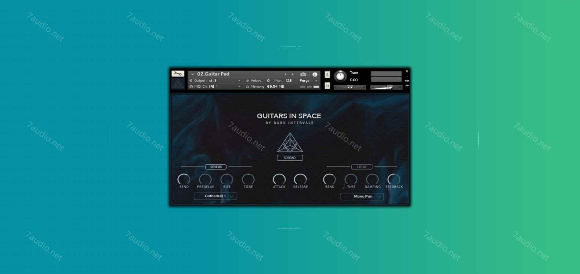 太空吉他音源 Dark Intervals GUITARS IN SPACE Vo.1 KONTAKT