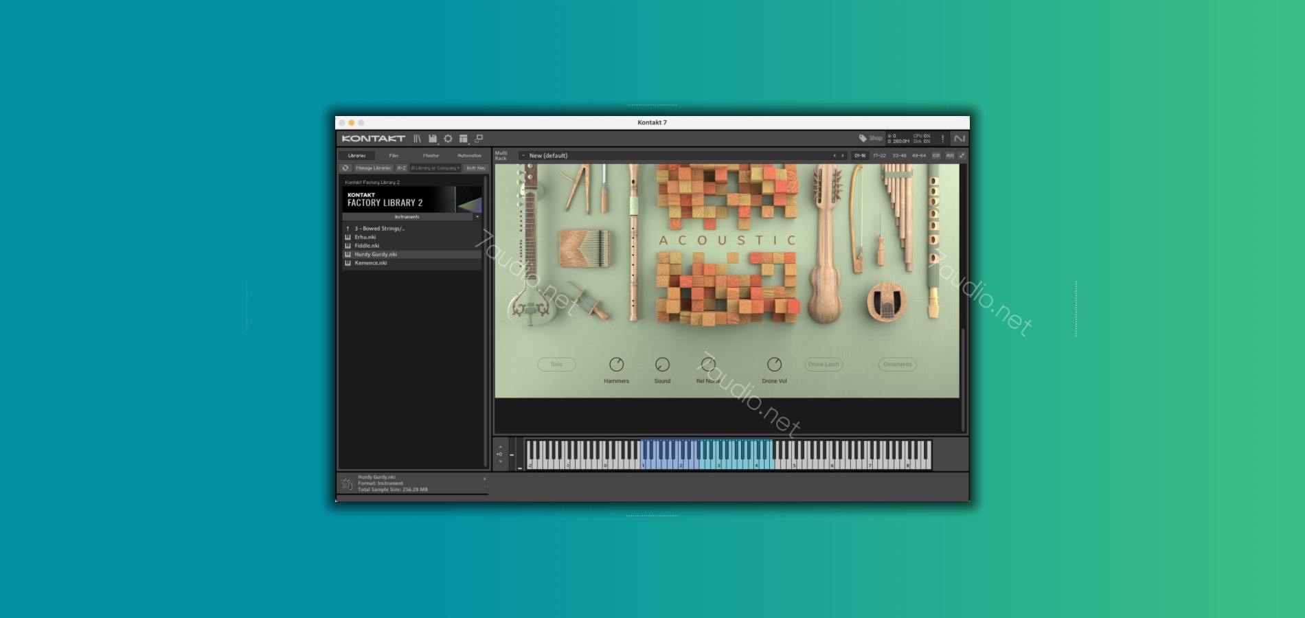 康泰克原厂音源精选版 Kontakt Factory Selection 2 v1.1.0 ISO-7audio