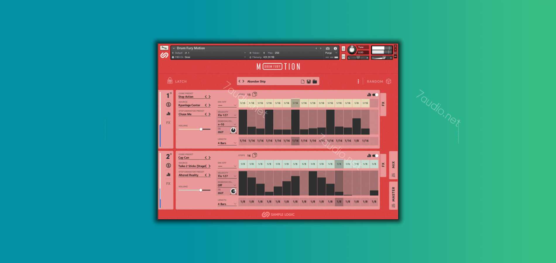 影视动画打击乐音源 Sample Logic Drum Fury Motion KONTAKT-7audio