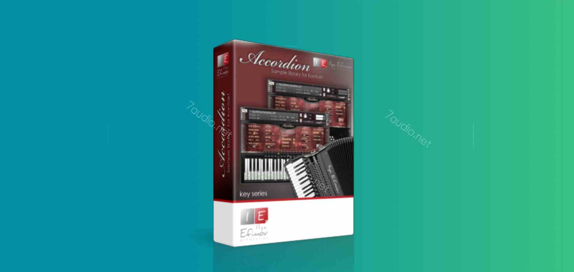 手风琴音源 Ilya Efimov Accordion Kontakt-7audio