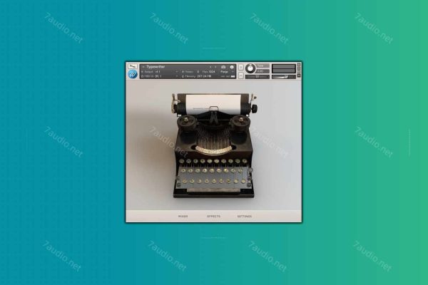 打字机音源 Wavesfactory Typewriter Kontakt-7audio