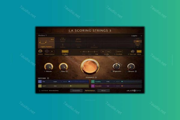 拉丝弦乐音源 LA Scoring Strings 3 LASS 3 KONTAKT-7audio