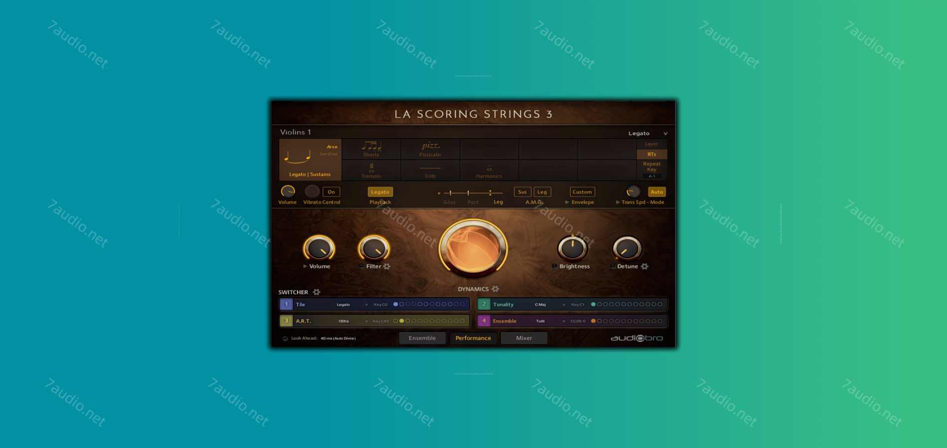 拉丝弦乐音源 LA Scoring Strings 3 LASS 3 KONTAKT-7audio