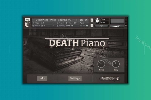施坦威D恐怖氛围钢琴音源 Production Voices Death Piano Kontakt-7audio
