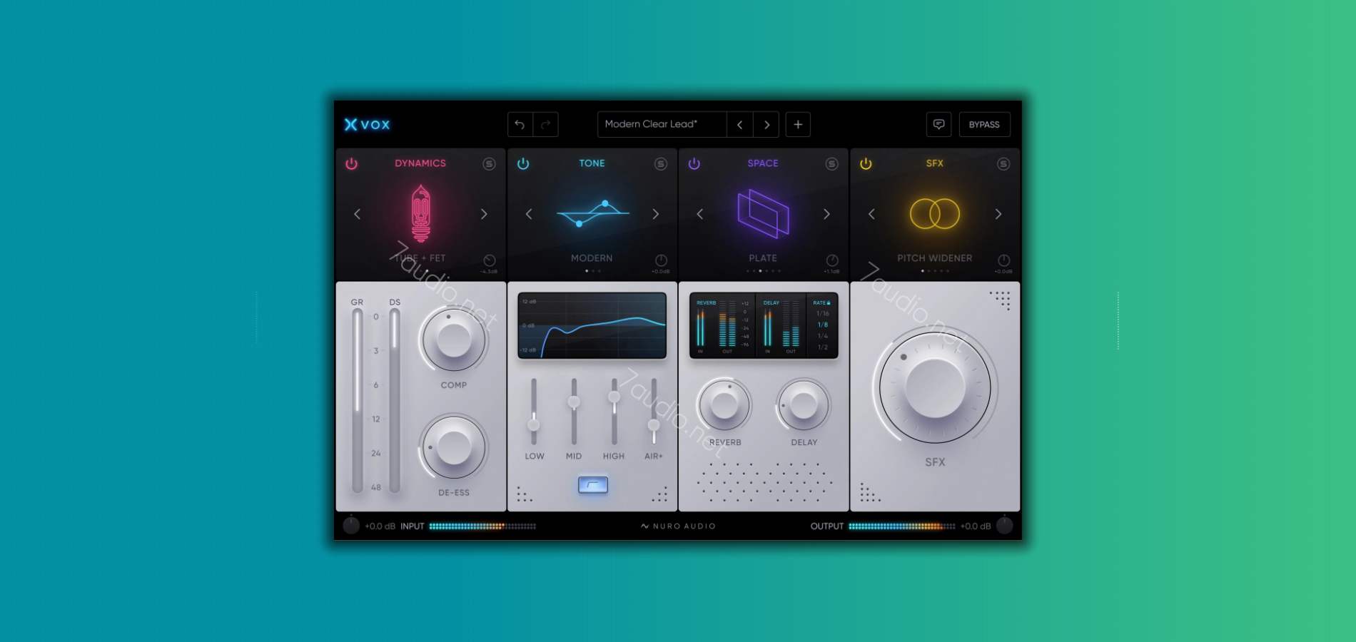 智能人声混音插件 Nuro Audio Xvox v1.1.1 WIN&MAC-7audio