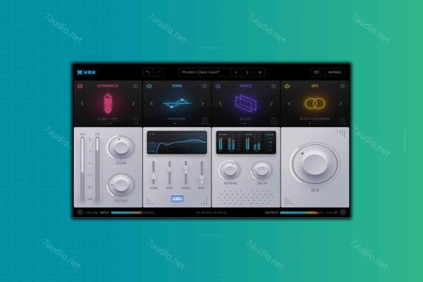 智能人声混音插件 Nuro Audio Xvox v1.1.1 WIN&MAC-7audio