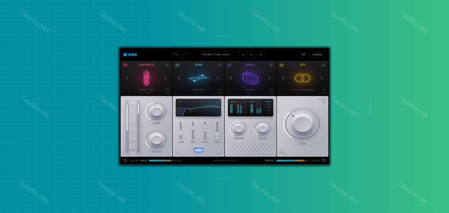 智能人声混音插件 Nuro Audio Xvox v1.1.1 WIN&MAC-7audio