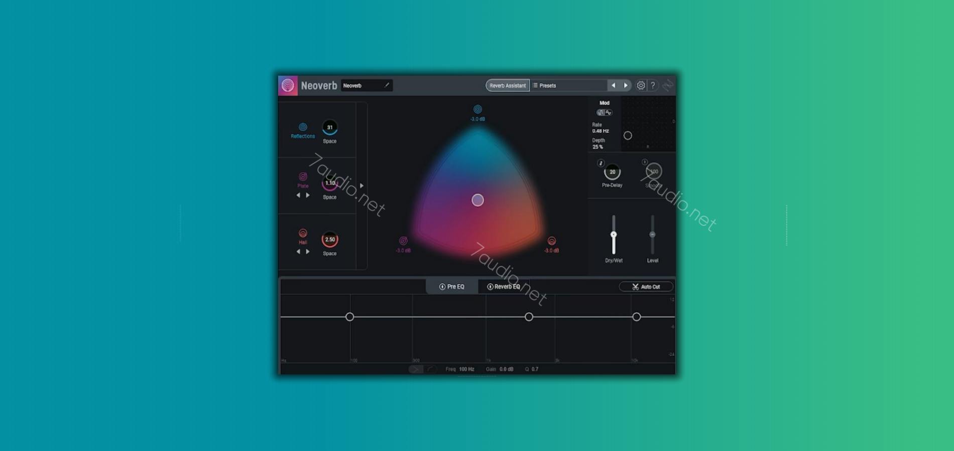 智能混响插件 iZotope Neoverb v1.3.0 WIN&MAC-7audio