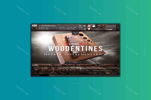 木质拨奏乐器 Soundiron Hopkin Instrumentarium Woodentines Kontakt-7audio