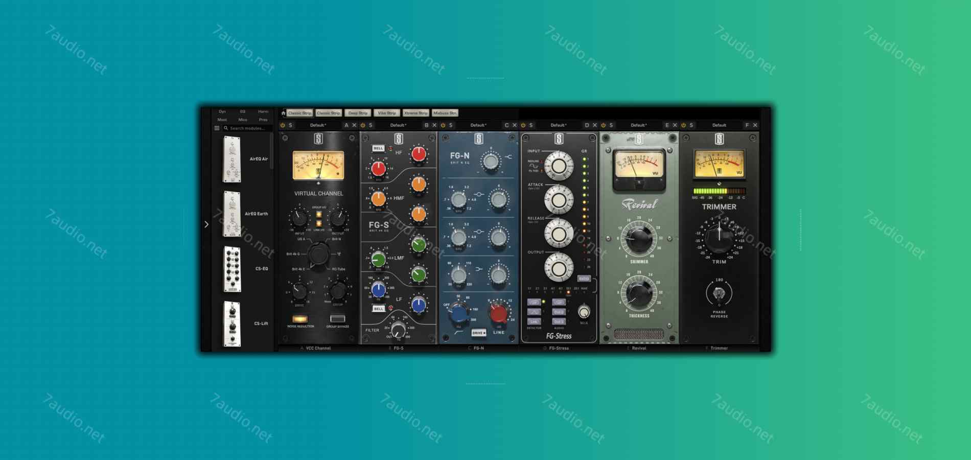 板岩混音通道条插件 Slate Digital VMR Virtual Mix Rack Complete 2.6.4.0 WIN-7audio
