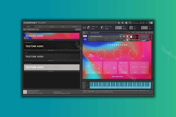 梦幻电钢琴音源 Teletone Audio Vespertone KONTAKT-7audio