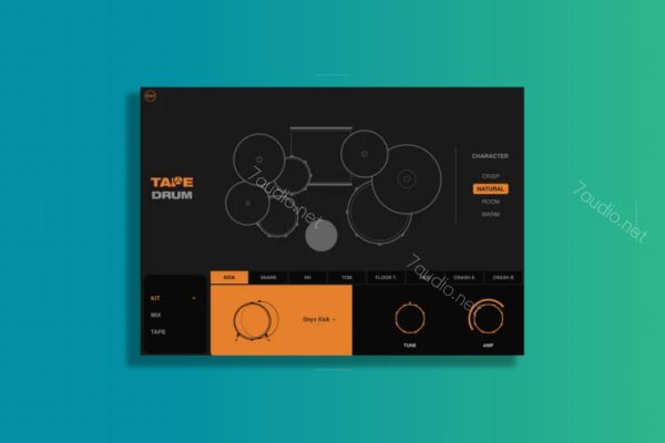 模拟磁带机鼓音源 Cult Drum Sounds Tape Drum Kontakt-7audio