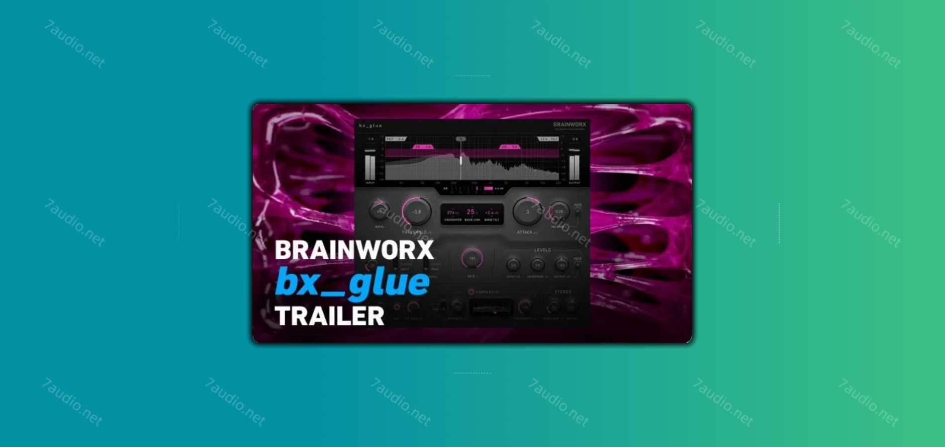 模拟黏合压缩器 Plugin Alliance Brainworx Bx_glue v1.0.1 WIN&MAC-7audio