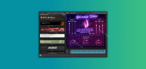 氛围钢琴音源 Ed Araújo Worship Vibes KONTAKT-7audio