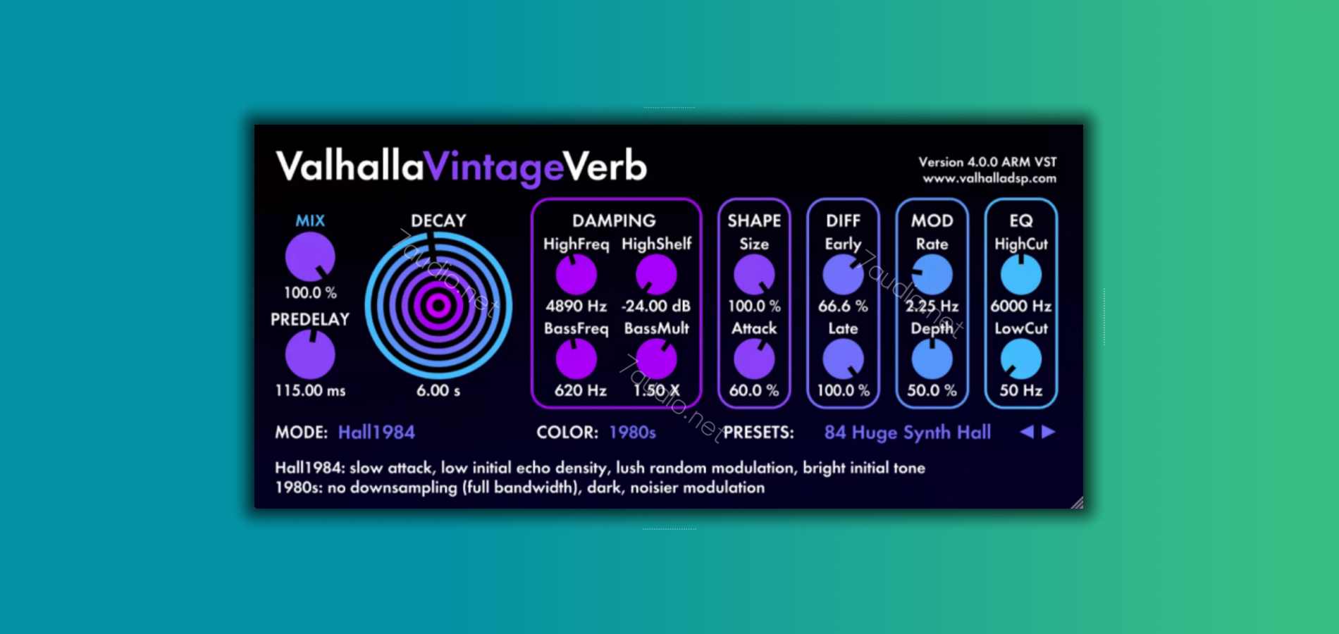 混响延迟效果器套装 Valhalla DSP Bundle v2024.3 WIN&MAC-7audio