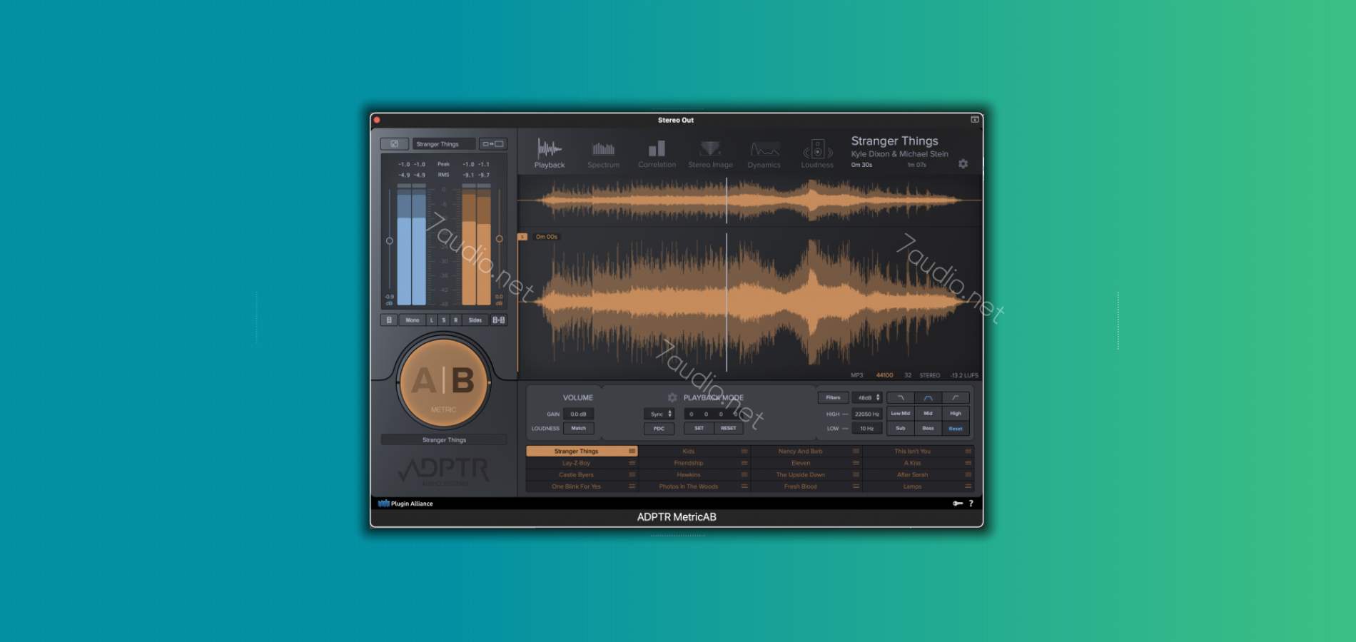 混音参考插件 Plugin Alliance ADPTR MetricAB v1.4.0 WIN&MAC-7audio