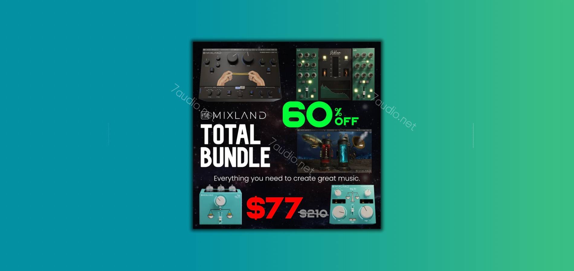 混音插件套装 Mixland Plugins Total Bundle v2024.3  WIN-MAC-7audio