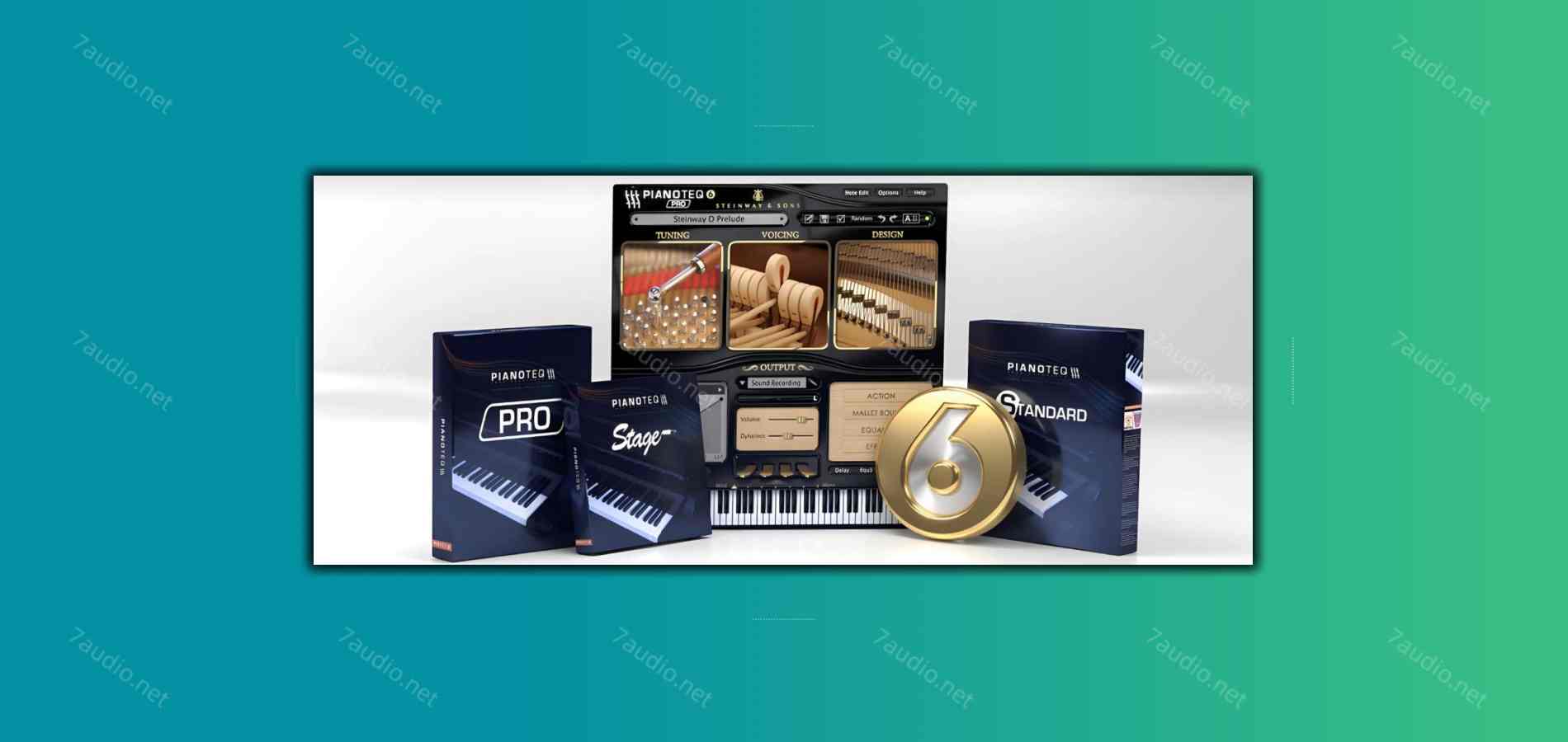 物理建模钢琴音源 Modartt Pianoteq Pro v6.7.0 WIN-7audio