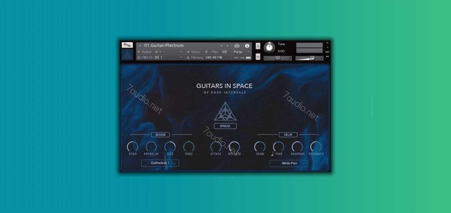 电吉他音源 Dark Intervals GUITARS IN SPACE KONTAKT-7audio