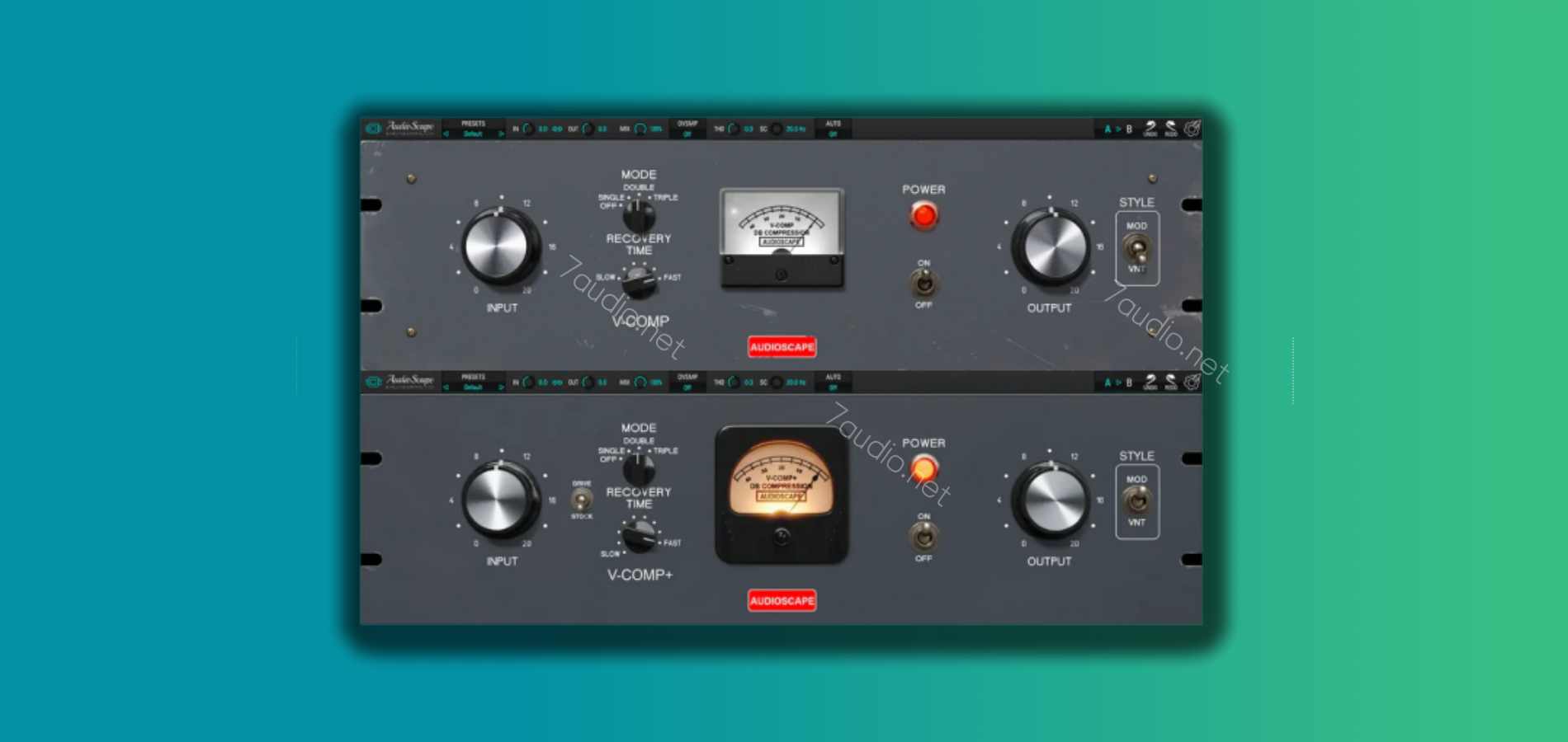 电子管压缩器 Audioscape V-Comp v1.0.1 WIN&MAC-7audio