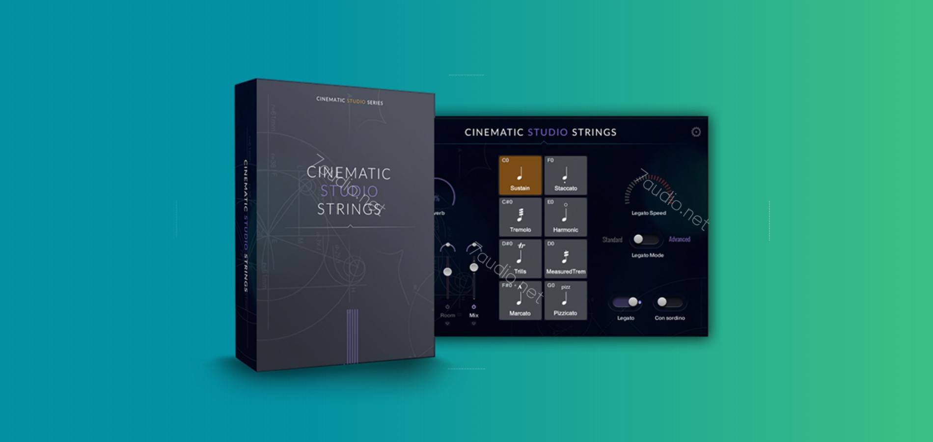 电影工作室弦乐音源简化版 Cinematic Studio Strings v1.7.1 Mini Kontakt-7audio