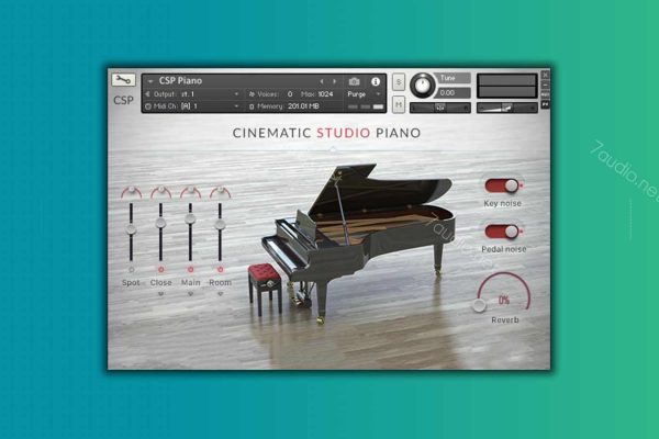 电影工作室钢琴音源 Cinematic Studio Piano Kontakt-7audio