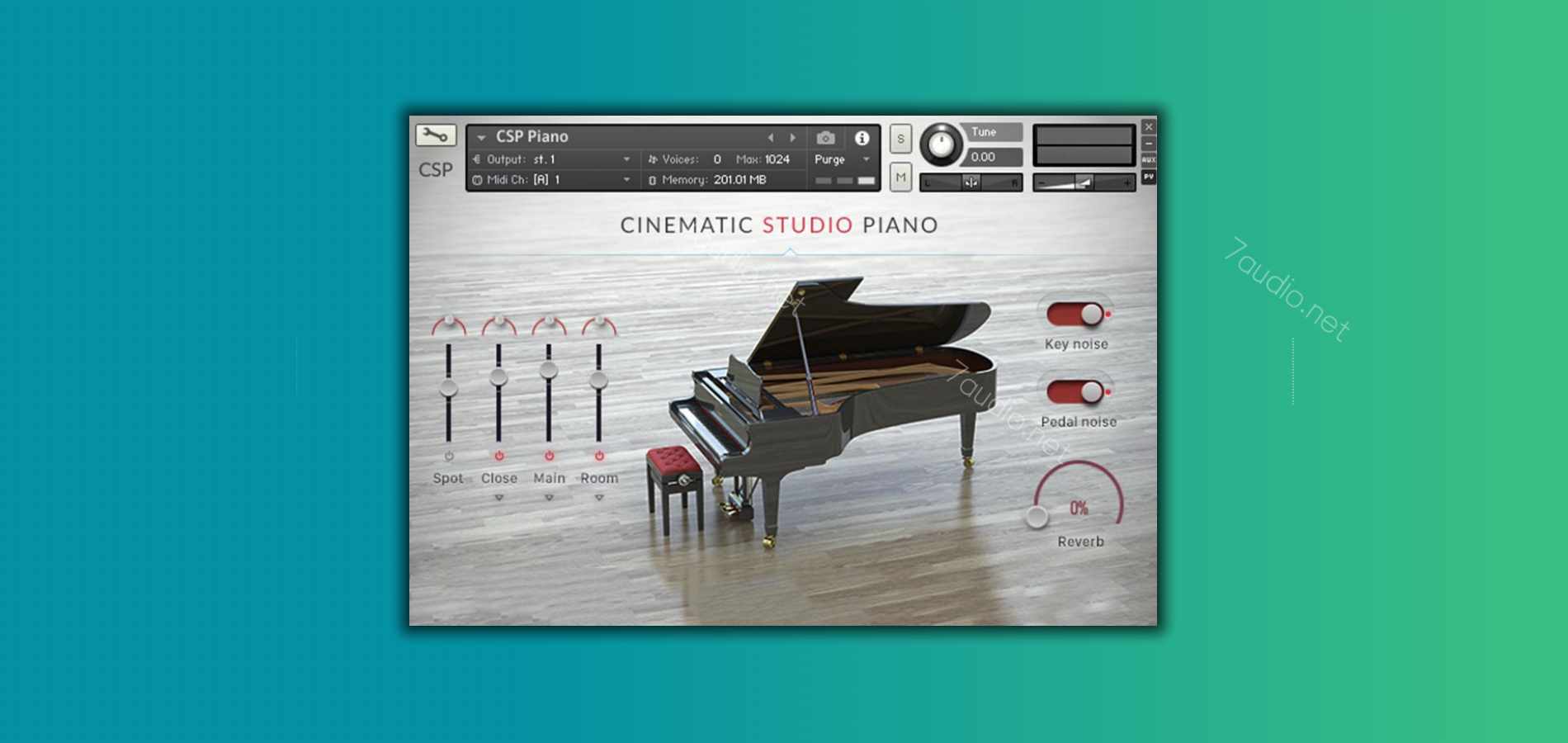 电影工作室钢琴音源 Cinematic Studio Piano Kontakt-7audio