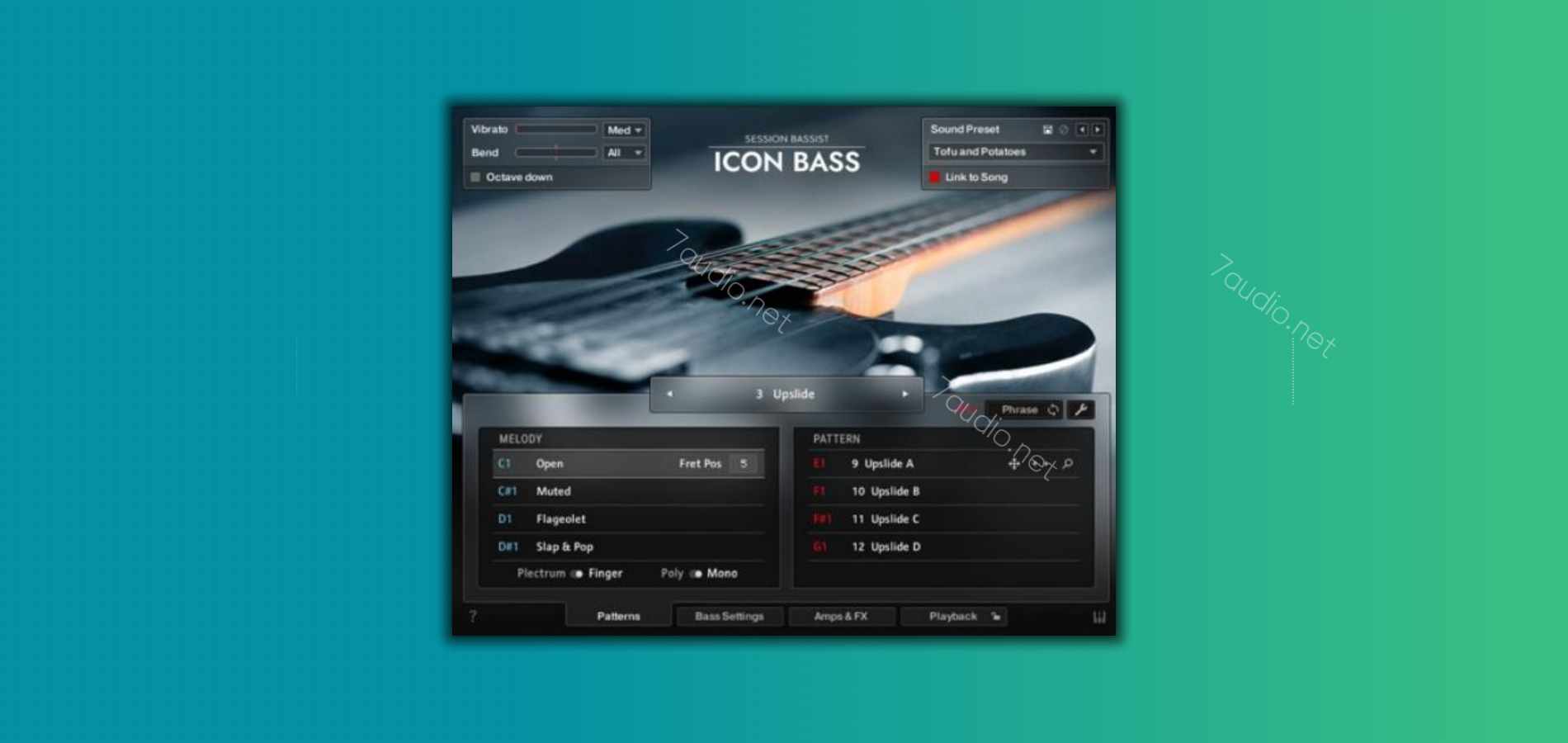 电贝司音源 Session Bassist Icon Bass Kontakt-7audio