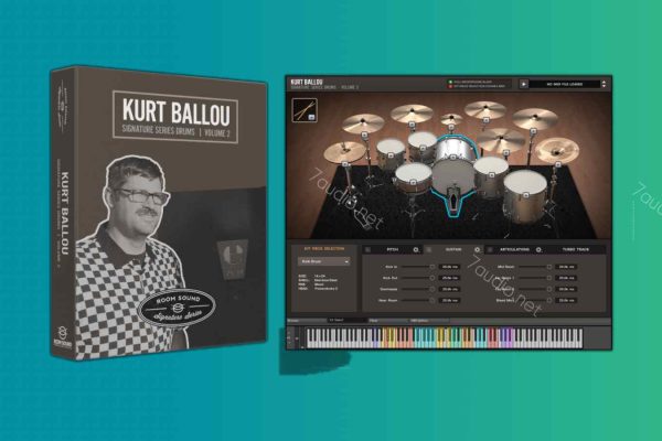 科特巴卢鼓音源 Kurt Ballou Signature Series Drums Kontakt-7audio