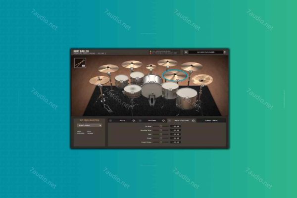 科特巴卢鼓音源 Kurt Ballou Signature Series Drums Kontakt-7audio