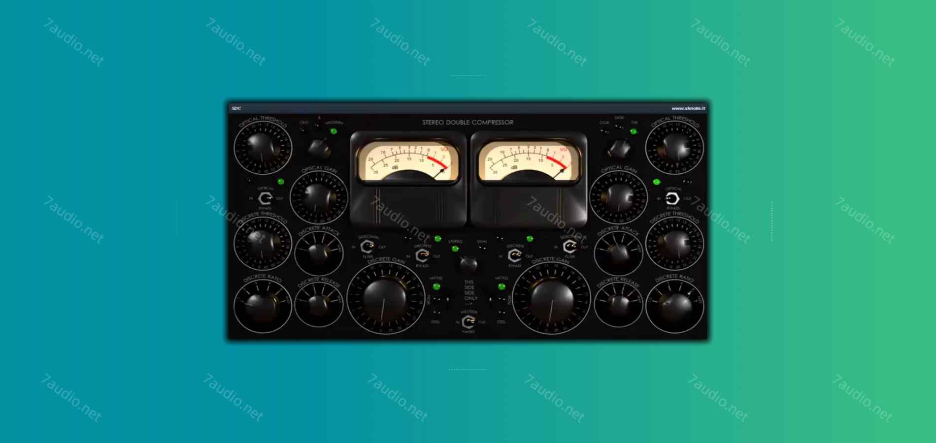 立体声压缩器插件 Stereo Double Compressor WIN&MAC-7audio