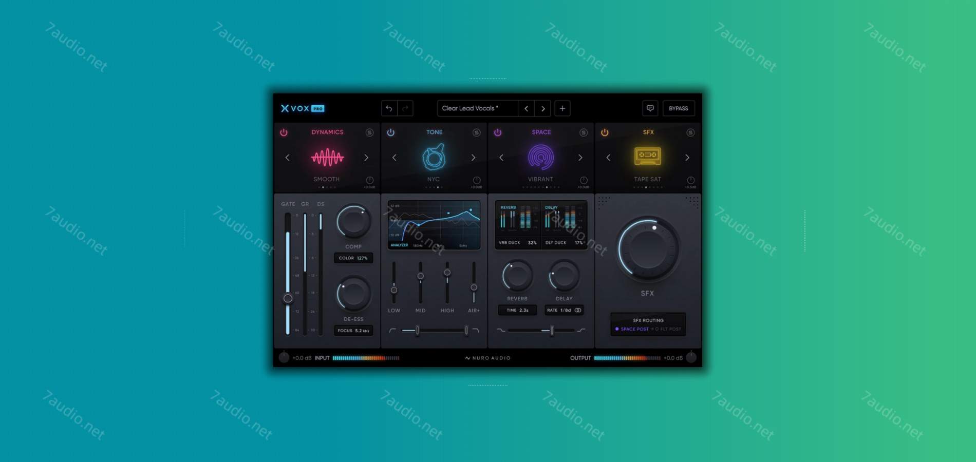 终极人声混音插件套装 Nuro Audio Xvox Pro v1.0.5 WIN-7audio