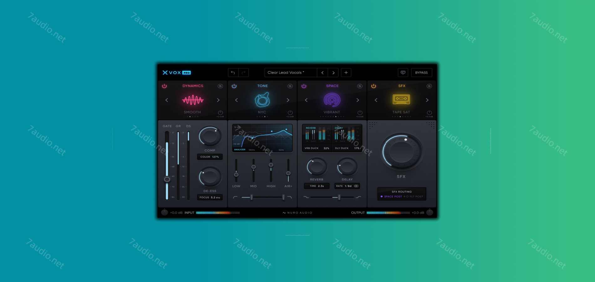 终极人声混音插件套装 Nuro Audio Xvox Pro v1.0.6 WIN&MAC-7audio