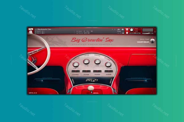 萨克斯音源 Straight Ahead Samples Big Growlin Sax v1.1 Kontakt-7audio