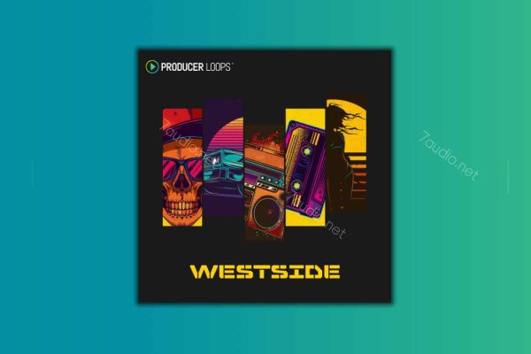 西海岸嘻哈采样包 Producer Loops Westside MIDI WAV-7audio